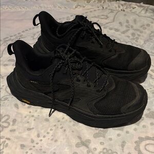 Hoka Anacapa 2 Low GTX BBLC Black Athletic Shoes Sz 10